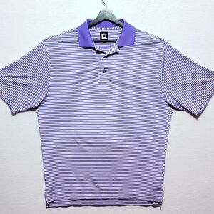 FootJoy Purple Striped‎ Men's Polo Shirt SIZE M. #757